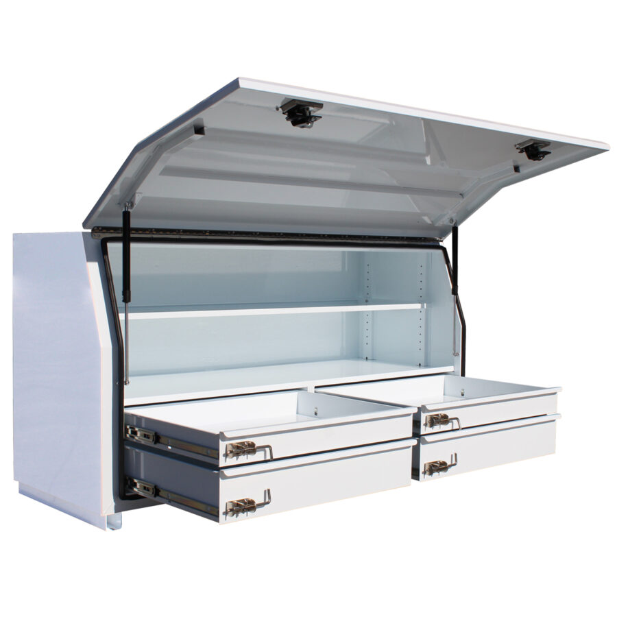 850H Series - Side by Side 4 Drawer Steel Toolbox - Image 4