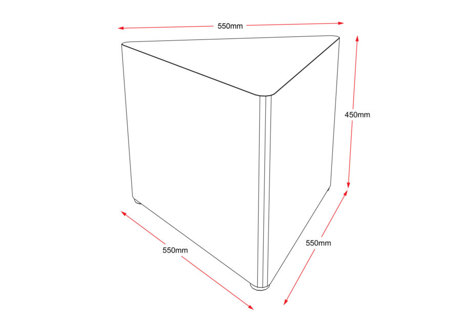 Mars Triangle Ottoman - Image 2