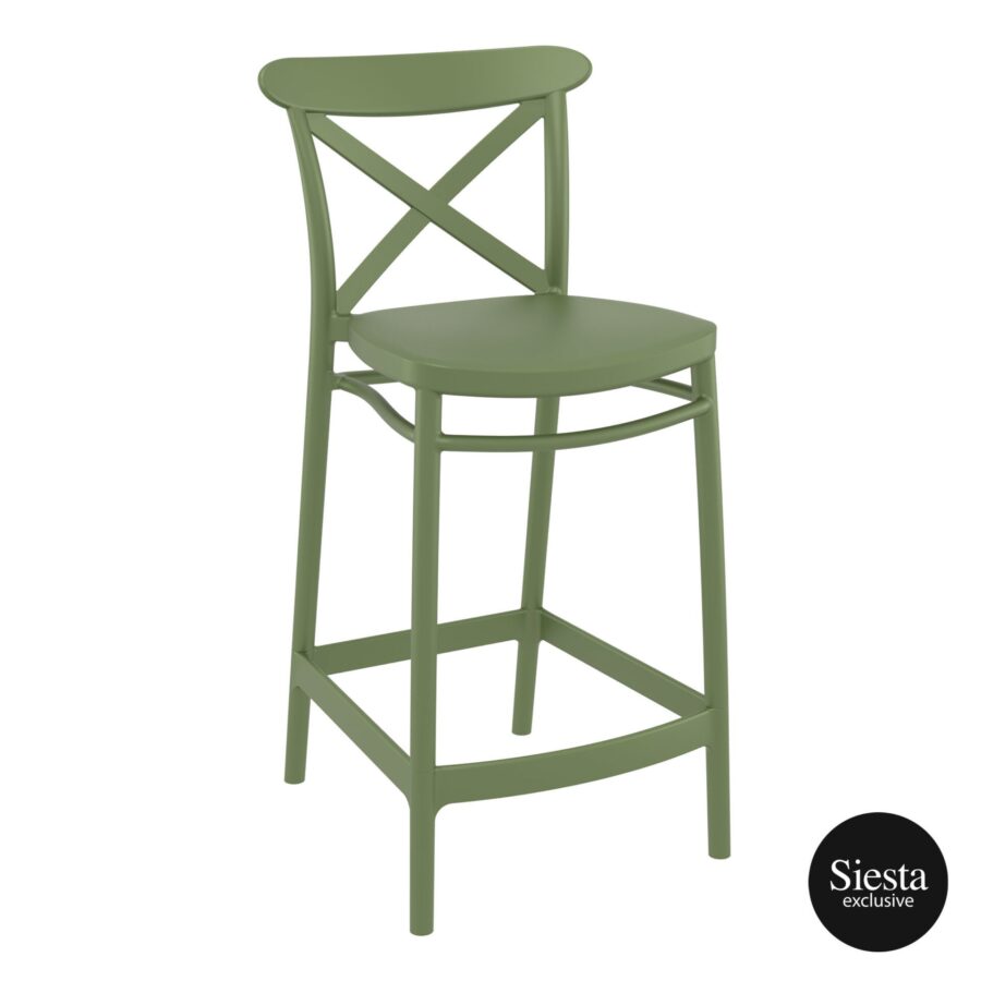 Cross Bar Stool 65 - Image 5