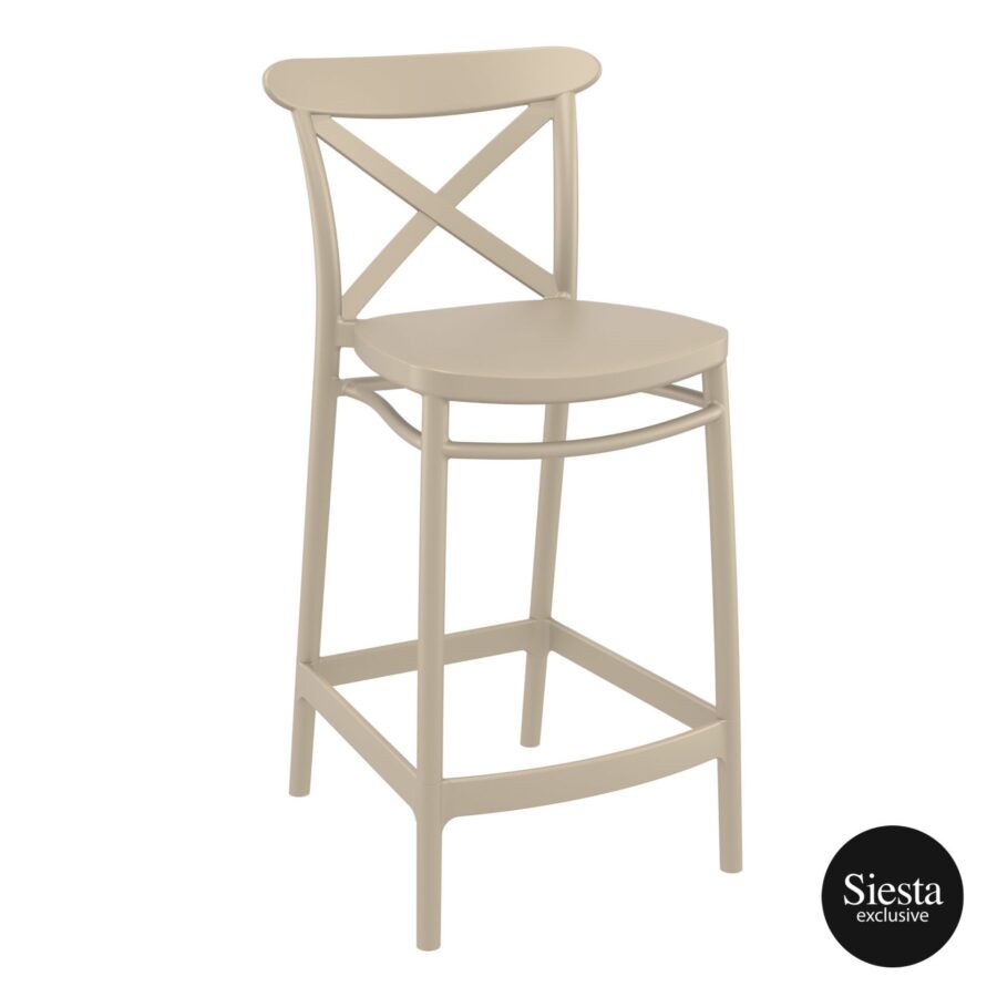 Cross Bar Stool 65 - Image 3